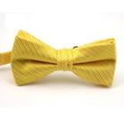 Striped Bow Tie Yellow - One Size
