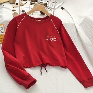 Long-sleeve Japanese Character T-shirt