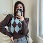 Check Slim-fit Sweater