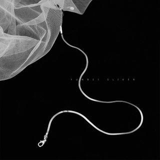 Alloy Choker Necklace - Silver - One Size