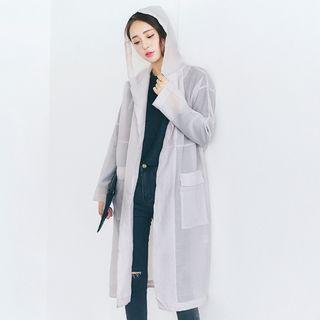 Open-front Hooded Light Jacket