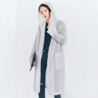 Open-front Hooded Light Jacket