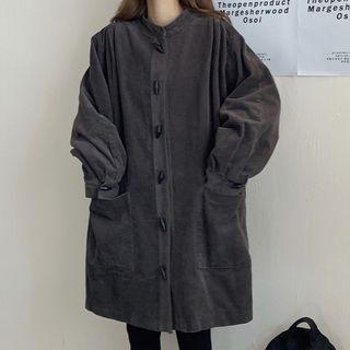 Oversize Corduroy Long Jacket