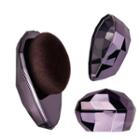 Diamond Cut Foundation Brush Purple - One Size