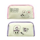 Esther Bunny Series Piped Cosmetic Pouch