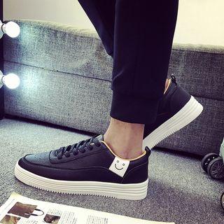 Smiley Fleece-lined Sneakers