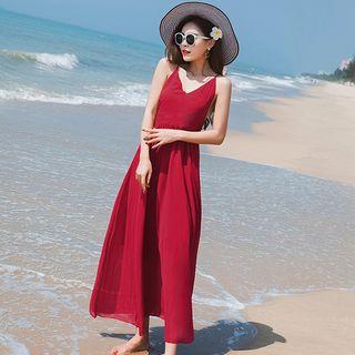Cross Back Maxi Sundress