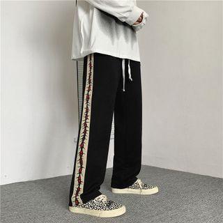 Strap Panel Sweatpants