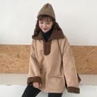 Fleece Lined Collared Pullover