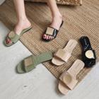 Geometry Slide Sandals