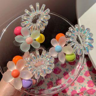 Flower Coil Hair Tie