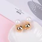 Ball Ear Stud Gold - One Size