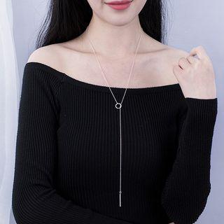 Strap Hoop Necklace