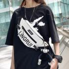 Lettering Waist Bag / Charm / Set