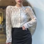 Lace Blouse Almond - One Size