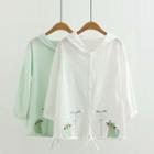 3/4-sleeve Light Hooded Jacket