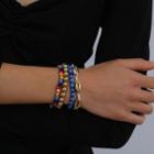 Set: Bead / Alloy / Shell Bracelet (assorted Designs) 0659 - Gold - One Size