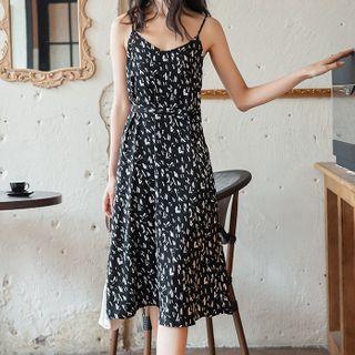 Floral Skirt Sleeveless Dress