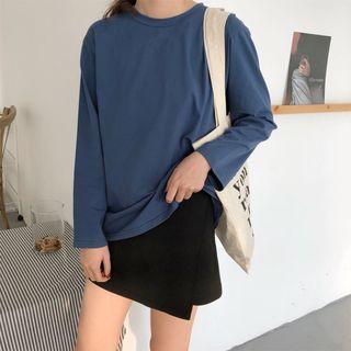 V-neck / Round Neck Long Sleeve T-shirt