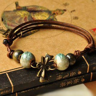 Strappy Beaded Bracelet