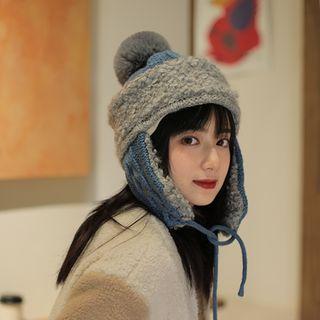 Shearling Earmuffs Cap
