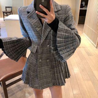 Houndstooth Blazer Houndstooh - One Size