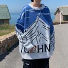 Mountain Jacquard Oversized Sweater