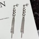Stainless Steel Chain Fringed Earring