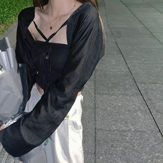 Strapless Top / Light Jacket