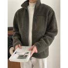 Reversible-zip Multi-pocket Dumble Jacket
