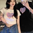 Short-sleeve Heart T-shirt (various Designs)
