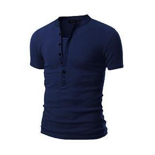 Short-sleeve Half Placket T-shirt