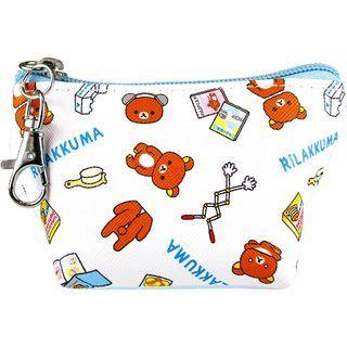 Rilakkuma Coin Pouch (white/blue) One Size