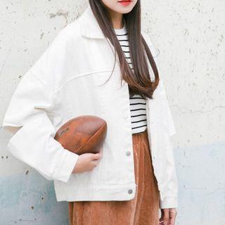 Cut Out Button Jacket