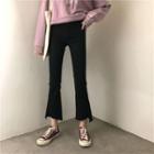 High-waist Split Boot-cut Pants