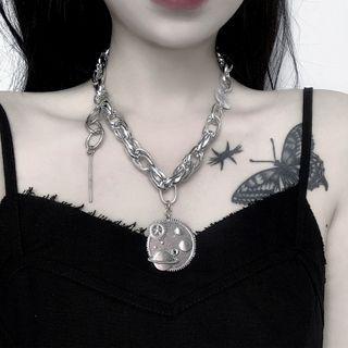 Planet Pendant Necklace Planet - One Size