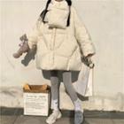 Set: Padded Zip Jacket + Scarf