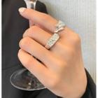 Shirred Alloy Open Ring (various Designs)