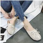 Woven Bow Mules