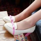 Bow Heeled Loafers