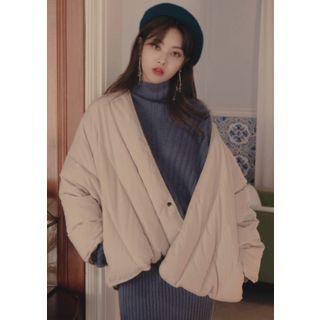 Duck Down Padded Wrap Jacket