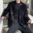 Sequined Loose-fit Blazer