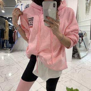 Embroidered Hoodie / Color Block Leggings