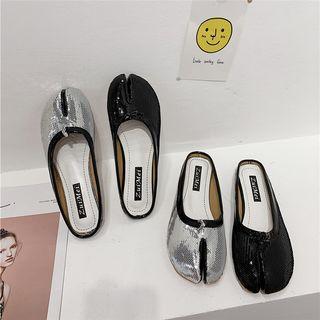 Sequined Flats Sandals