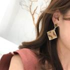 Geometric Drop Earring Gold - One Size