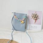 Chained Crossbody Bag Blue - One Size