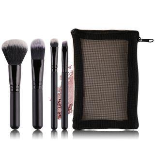 Set Of 4 : Makeup Brush / Case