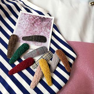Plain / Plaid Snap Hair Clip