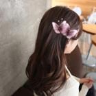 Embroidered Butterfly Hair Clip