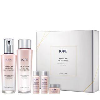 Iope - Moistgen Skin Hydration Special Set: Softener 150ml + 15ml Emulsion 130ml + 15ml + Cream 5ml